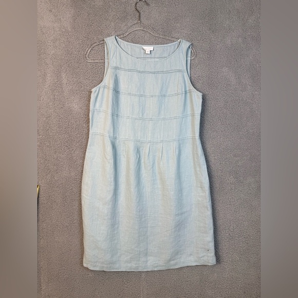 J. Jill Teal and Light Gray Dresses - Picture 2 of 13